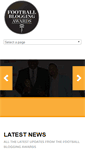 Mobile Screenshot of footballbloggingawards.co.uk
