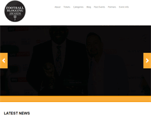 Tablet Screenshot of footballbloggingawards.co.uk